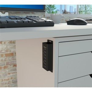 StarTech.com 4 Port USB 3.0 Hub plus 3 Dedicated USB Charging Ports (2 x 1A & 1 x 2A) - 5Gbps - Wall Mountable Metal Enclosure - USB - External - 7 USB Port(s) - 4 USB 3.0 Port(s) - PC, Mac IM2561435