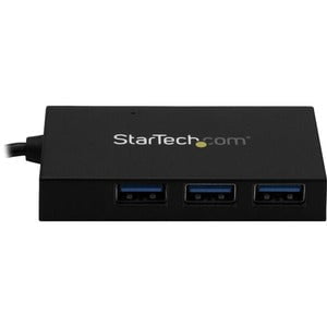 StarTech.com 4 Port USB 3.0 Hub - USB-A to USB-C & 3x USB-A SuperSpeed 5Gbps - Self or USB Bus Powered - USB 3.2 Gen 1 BC 1.2 Charging Hub - USB Type C - External - 4 USB Port(s) - 4 USB 3.0 Port(s) - TAA Compliant IM3614446