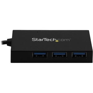 StarTech.com 4 Port USB 3.0 Hub - USB Type-A to 1x USB-C & 3x USB-A SuperSpeed 5Gbps - USB Bus Powered - Portable/Laptop USB 3.2 Gen 1 Hub - USB - External - 4 USB Port(s) - 4 USB 3.0 Port(s) - Mac, PC IM3614445