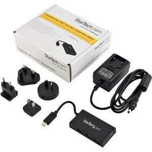 StarTech.com 4-port USB 3.0 Hub - USB Type C - External - 4 USB Port(s) - 4 USB 3.0 Port(s) - PC - TAA Compliant IM3651586