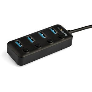 StarTech.com 4 Port USB C Hub - 4x USB 3.0 Type-A with Individual On/Off Port Switches - SuperSpeed 5Gbps USB 3.2 Gen 1 - Bus Powered - USB Type C - External - 4 USB Port(s) - 4 USB 3.0 Port(s) - UASP Support IM4283768