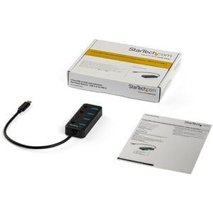 StarTech.com 4 Port USB C Hub - 4x USB 3.0 Type-A with Individual On/Off Port Switches - SuperSpeed 5Gbps USB 3.2 Gen 1 - Bus Powered - USB Type C - External - 4 USB Port(s) - 4 USB 3.0 Port(s) - UASP Support IM4283768