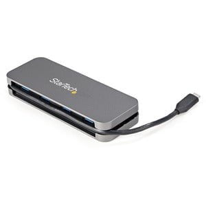 StarTech.com 4 Port USB C Hub - 4x USB-A - 5Gbps USB 3.0 Type-C Hub (USB 3.2/3.2 Gen 1) - Bus Powered - 11" Long Cable w/ Cable Management - USB 3.2 (Gen 1) Type C - Portable - 4 USB Port(s) - UASP Support - PC, Linux, Mac IM5142546