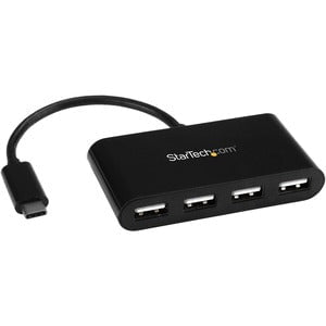 StarTech.com 4-Port USB-C Hub - Mini Hub - USB-C to 4x USB-A - USB 2.0 - USB Type C - External - 4 USB Port(s) - 4 USB 2.0 Port(s) - Mac, PC, Linux IM3741416