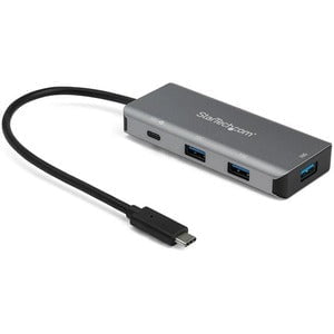 StarTech.com 4 Port USB C Hub to 3x USB-A 1x USB-C - 10Gbps USB 3.2 Gen 2 Type C Hub - 100W Power Delivery Passthrough Charging - Portable - USB 3.1 Type C - External - 4 USB Port(s) - 4 USB 3.1 Port(s) - UASP Support - Mac, PC, Linux IM4643986