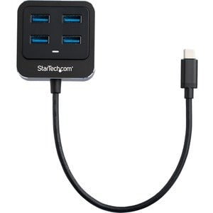 StarTech.com 4 Port USB C Hub - USB-C to 4xUSB-A - 10Gbps USB 3.2 Gen 2 Type-C Hub - USB Bus Powered - Portable/Laptop USB Adapter Hub - USB Type C - External - 4 USB Port(s) - 4 USB 3.1 Port(s) - UASP Support IM4270270