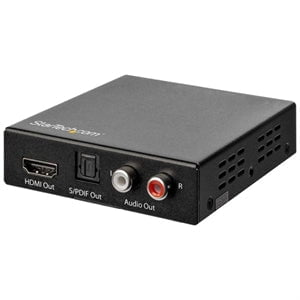 StarTech.com 4K HDMI Audio Extractor with 4K 60Hz Support - Functions: Audio Extraction, Audio De-embedding - 4096 x 2160 - 1 Pack IM4475162
