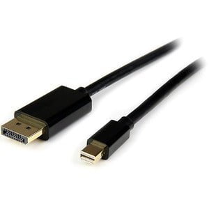 StarTech.com 4m (13ft) Mini DisplayPort to DisplayPort 1.2 Cable, 4K x 2K mDP to DisplayPort Adapter Cable, Mini DP to DP Cable - 4m/13.1ft Mini-DP to DisplayPort v1.2 cable; 4Kx2K(3840x2400 60Hz)/21.6 Gbps bandwidth/HBR2/8Ch Audio/MST - Durable PVC strai IM2086096
