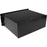 StarTech.com 4U Black Steel Storage Drawer for 19in Racks and Cabinets - 4U Black Sliding Rack Storage Drawer - 4U Rack Height x 401.32 mm Rack Width x 353.06 mm Rack Depth - Rack-mountable - Black - Steel - 25 kg Maximum Weight Capacity IM1822351