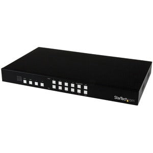 StarTech.com 4x4 HDMI Matrix Switch with Picture-and-Picture Multiviewer or Video Wall - 1920 x 1200 - WUXGA - 4 x 4 - Display, TV - 4 x HDMI Out - TAA Compliant IM2784146