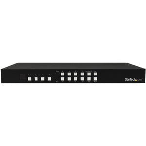 StarTech.com 4x4 HDMI Matrix Switch with Picture-and-Picture Multiviewer or Video Wall - 1920 x 1200 - WUXGA - 4 x 4 - Display, TV - 4 x HDMI Out - TAA Compliant IM2784146