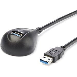 StarTech.com 5 ft Black Desktop SuperSpeed USB 3.0 Extension Cable - A to A M/F - 1.52 m USB Data Transfer Cable for Desktop Computer, Flash Drive - First End: 1 x 9-pin USB 3.0 Type A - Male - Second End: 1 x 9-pin USB 3.0 Type A - Female - 5 Gbit/s - Sh IM2687757