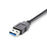 StarTech.com 5 ft Black Desktop SuperSpeed USB 3.0 Extension Cable - A to A M/F - 1.52 m USB Data Transfer Cable for Desktop Computer, Flash Drive - First End: 1 x 9-pin USB 3.0 Type A - Male - Second End: 1 x 9-pin USB 3.0 Type A - Female - 5 Gbit/s - Sh IM2687757