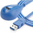 StarTech.com 5 ft Desktop SuperSpeed USB 3.0 Extension Cable - A to A M/F - 1.52 m USB Data Transfer Cable for Camera, Mobile Phone, PDA, Storage Device, PC, Hub - First End: 1 x 9-pin USB 3.0 Type A - Male - Second End: 1 x 9-pin USB 3.0 Type A - Female IM1722060