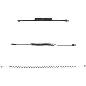 StarTech.com 50cm/20in USB to Lightning Cable, MFi Certified, Coiled iPhone Charger Cable, Black, Durable TPE Jacket Aramid Fiber - 50 cm Lightning/USB Data Transfer Cable for Mobile Device, iPhone, iPad Air, iPad mini - First End: 1 x 8-pin Lightning - M IM5472773