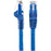 StarTech.com 50cm CAT6 Ethernet Cable, LSZH (Low Smoke Zero Halogen), 10 GbE Snagless 100W PoE UTP RJ45 Blue CAT 6 Network Patch Cord, ETL - 50 cm Category 6 Network Cable for Network Device, Server, Router, NAS Storage Device - First End: 1 x RJ-45 Netwo IM5179801