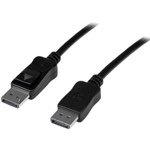 StarTech.com 50ft (15m) Active DisplayPort Cable, 4K UHD DisplayPort Cable, Long DP Cable/Cord for Projector/Monitor with Latches - 15 m DisplayPort A/V Cable for Audio/Video Device, Audio Amplifier - First End: 1 x 20-pin DisplayPort Digital Audio/Video IM2467439