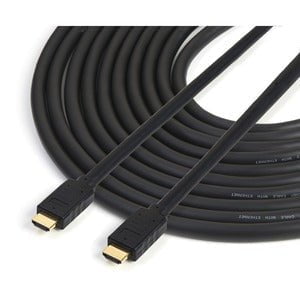 StarTech.com 50ft (15m) HDMI 2.0 Cable - 4K 60Hz UHD Active High Speed HDMI Cable - CL2 Rated for In Wall Install - Durable - HDR, 18Gbps - 15 m HDMI A/V Cable for TV, Projector - First End: 1 x 19-pin HDMI 2.0 Digital Audio/Video - Male - Second End: 1 x IM4088612