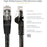 StarTech.com 5m CAT6 Ethernet Cable - Black Snagless Gigabit - 100W PoE UTP 650MHz Category 6 Patch Cord UL Certified Wiring/TIA - 5 m Category 6 Network Cable for Network Device - First End: 1 x RJ-45 Network - Male - Second End: 1 x RJ-45 Network - Male IM2086115