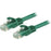 StarTech.com 5m CAT6 Ethernet Cable - Green Snagless Gigabit - 100W PoE UTP 650MHz Category 6 Patch Cord UL Certified Wiring/TIA - 5 m Category 6 Network Cable for Network Device, Wall Outlet, Workstation - First End: 1 x RJ-45 Network - Male - Second End IM2869963