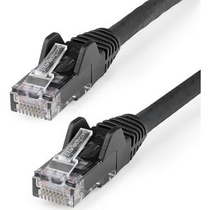 StarTech.com 5m CAT6 Ethernet Cable, LSZH (Low Smoke Zero Halogen), 10 GbE Snagless 100W PoE UTP RJ45 Black CAT 6 Network Patch Cord, ETL - 5 m Category 6 Network Cable for Network Device, Server, Router, NAS Storage Device - First End: 1 x RJ-45 Network IM5179803