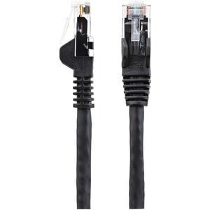 StarTech.com 5m CAT6 Ethernet Cable, LSZH (Low Smoke Zero Halogen), 10 GbE Snagless 100W PoE UTP RJ45 Black CAT 6 Network Patch Cord, ETL - 5 m Category 6 Network Cable for Network Device, Server, Router, NAS Storage Device - First End: 1 x RJ-45 Network IM5179803