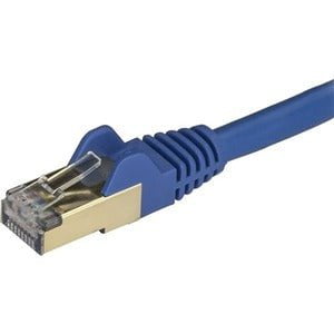 StarTech.com 5m CAT6a Ethernet Cable - 10 Gigabit Category 6a Shielded Snagless 100W PoE Patch Cord - 10GbE Blue UL Certified Wiring/TIA - 5 m Category 6a Network Cable for PoE-enabled Device, Computer, Hub, Router, Patch Panel - First End: 1 x RJ-45 Netw IM4834591