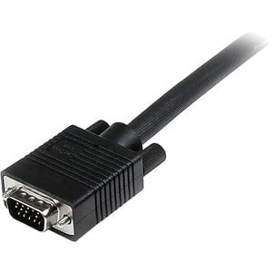 StarTech.com 5m Coax High Resolution Monitor VGA Video Cable - HD15 to HD15 M/M - 5 m VGA Video Cable for Monitor, Video Device - First End: 1 x 15-pin HD-15 - Male - Second End: 1 x 15-pin HD-15 - Male - Shielding - Black - 1 IM2061242