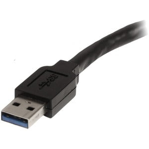 StarTech.com 5m USB 3.0 Active Extension Cable - M/F - 5 m USB Data Transfer Cable for PC, MAC - First End: 1 x 9-pin USB 3.0 Type A - Male - Second End: 1 x 9-pin USB 3.0 Type A - Female - 5 Mbit/s - Extension Cable - Shielding - Nickel Plated Connector IM1991390