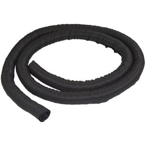 StarTech.com 6.5' (2m) Cable Management Sleeve/Wrap - Flexible Cable Manager - Expandable Coiled Cord Protector/Organizer - Trimmable - Cable Sleeve - Black - 1 - Nylon, Polyester IM3741418
