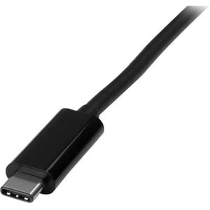 StarTech.com 6.6 ft / 2 m USB-C to DVI Cable - USB Type-C Video Adapter Cable - 1920 x 1200 - Black - 2 m DVI/USB Video/Data Transfer Cable for Projector, Workstation, MacBook, TV - First End: 1 x 25-pin DVI-D Digital Video - Male - Second End: 1 x 24-pin IM3389651