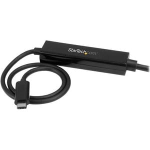 StarTech.com 6.6 ft / 2 m USB-C to DVI Cable - USB Type-C Video Adapter Cable - 1920 x 1200 - Black - 2 m DVI/USB Video/Data Transfer Cable for Projector, Workstation, MacBook, TV - First End: 1 x 25-pin DVI-D Digital Video - Male - Second End: 1 x 24-pin IM3389651