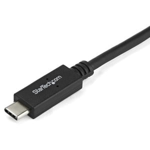 StarTech.com 6.6 ft / 2 m USB-C to DVI Cable - USB Type-C Video Adapter Cable - 1920 x 1200 - Black - 2 m DVI/USB Video/Data Transfer Cable for Projector, Workstation, MacBook, TV - First End: 1 x 25-pin DVI-D Digital Video - Male - Second End: 1 x 24-pin IM3389651