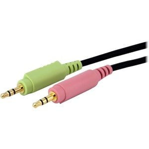 StarTech.com 6 ft 4-in-1 USB DVI KVM Switch Cable with Audio - Connect high resolution DVI video, USB, and audio all in one cable IM2902495