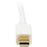 StarTech.com 6 ft Mini DisplayPort to DVI Adapter Converter Cable - Mini DP to DVI 1920x1200 - White - 1.83 m DVI/Mini DisplayPort Video Cable for Ultrabook, TV, Projector, MacBook - First End: 1 x 20-pin Mini DisplayPort Digital Audio/Video - Male - Seco IM2465242