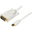 StarTech.com 6 ft Mini DisplayPort to DVI Adapter Converter Cable - Mini DP to DVI 1920x1200 - White - 1.83 m DVI/Mini DisplayPort Video Cable for Ultrabook, TV, Projector, MacBook - First End: 1 x 20-pin Mini DisplayPort Digital Audio/Video - Male - Seco IM2465242