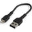 StarTech.com 6 inch/15cm Durable Black USB-A to Lightning Cable, Rugged Heavy Duty Charging/Sync Cable for Apple iPhone/iPad MFi Certified - 15 cm Lightning/USB Data Transfer Cable for iPhone, iPad Air, iPad mini, Mobile Device - First End: 1 x 8-pin Ligh IM5088362