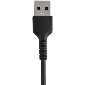 StarTech.com 6 inch/15cm Durable Black USB-A to Lightning Cable, Rugged Heavy Duty Charging/Sync Cable for Apple iPhone/iPad MFi Certified - 15 cm Lightning/USB Data Transfer Cable for iPhone, iPad Air, iPad mini, Mobile Device - First End: 1 x 8-pin Ligh IM5088362