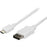 StarTech.com 6ft/1.8m USB C to DisplayPort 1.2 Cable 4K 60Hz - USB Type-C to DP Video Adapter Monitor Cable HBR2 - TB3 Compatible - White - 1.80 m DisplayPort/Thunderbolt 3 A/V Cable for Video Device, Monitor, Workstation, Projector, MacBook, Ultrabook, T IM3962948