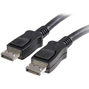StarTech.com 6ft (2m) DisplayPort 1.2 Cable, 4K x 2K UHD VESA Certified DisplayPort Cable, DP Cable/Cord for Monitor, w/ Latches - 1.83 m DisplayPort A/V Cable for Audio/Video Device, Monitor, Workstation, Projector - First End: 1 x 20-pin DisplayPort 1.2 IM1598622