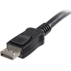 StarTech.com 6ft (2m) DisplayPort 1.2 Cable, 4K x 2K UHD VESA Certified DisplayPort Cable, DP Cable/Cord for Monitor, w/ Latches - 1.83 m DisplayPort A/V Cable for Audio/Video Device, Monitor, Workstation, Projector - First End: 1 x 20-pin DisplayPort 1.2 IM1598622