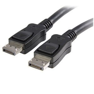 StarTech.com 6ft (2m) DisplayPort 1.2 Cable, 4K x 2K UHD VESA Certified DisplayPort Cable, DP Cable/Cord for Monitor, w/ Latches - 1.83 m DisplayPort A/V Cable for Audio/Video Device, Monitor, Workstation, Projector - First End: 1 x 20-pin DisplayPort 1.2 IM1598622