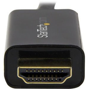 StarTech.com 6ft (2m) DisplayPort to HDMI Cable, 4K 30Hz Video, DP 1.2 to HDMI Adapter Cable Converter for HDMI Monitor/Display, Passive - 6.6ft/2m Passive DisplayPort to HDMI cable converter - 4K 30Hz/1080p/7.1 Audio/HDCP 1.4/DPCP; DP 1.2 to HDMI 1.4 - C IM2940412