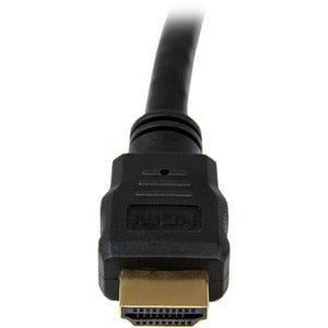 StarTech.com 6ft (2m) HDMI Cable, 4K High Speed HDMI Cable with Ethernet, Ultra HD 4K 30Hz Video, HDMI 1.4 Cable, HDMI Monitor Cord, Black - 1.83 m HDMI A/V Cable for Blu-ray Player, HDTV, DVD Player, Stereo Receiver, Projector, TV - First End: 1 x 19-pin IM3212236
