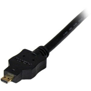 StarTech.com 6ft (2m) Micro HDMI to DVI Cable, Micro HDMI to DVI Adapter Cable, Micro HDMI Type-D to DVI-D Monitor/Display Converter Cord - 2 m DVI-D/Micro HDMI Video Cable for Audio/Video Device, Projector, Projector - First End: 1 x 19-pin Micro HDMI Ty IM2532880