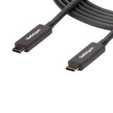 Startech.com 6ft, 2m Thunderbolt 3 Cable with 100W Power Delivery, 40Gbps DDTBLT3MM2MA