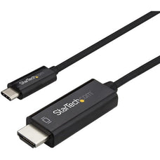 StarTech.com 6ft (2m) USB C to HDMI Cable - 4K 60Hz USB Type C DP Alt Mode to HDMI 2.0 Video Display Adapter Cable - Works w/Thunderbolt 3 - 2 m HDMI/USB A/V Cable for Chromebook, Projector, MacBook, Workstation, iPad Pro, MacBook Pro - First End: 1 x 24- IM4085814