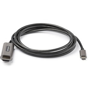 StarTech.com 6ft (2m) USB C to HDMI Cable 4K 60Hz with HDR10, Ultra HD USB Type-C to HDMI 2.0b Video Adapter Cable, DP 1.4 Alt Mode HBR3 - 2 m HDMI/USB-C A/V Cable for Audio/Video Device, Monitor, Digital Signage Display, TV, Projector, MacBook Pro, iPad IM5232105