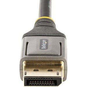 StarTech.com 6ft (2m) VESA Certified DisplayPort 1.4 Cable, 8K 60Hz HDR10, UHD 4K 120Hz Video, DP to DP Monitor Cord, DP 1.4 Cable, M/M - 2 m DisplayPort A/V Cable for Audio/Video Device, Monitor, Workstation, TV, Projector - First End: 1 x 20-pin Display IM5323327