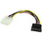 StarTech.com 6in 4 Pin Molex to SATA Power Cable Adapter - For Hard Drive - 15.24 cm Cord Length - 1 IM1590402